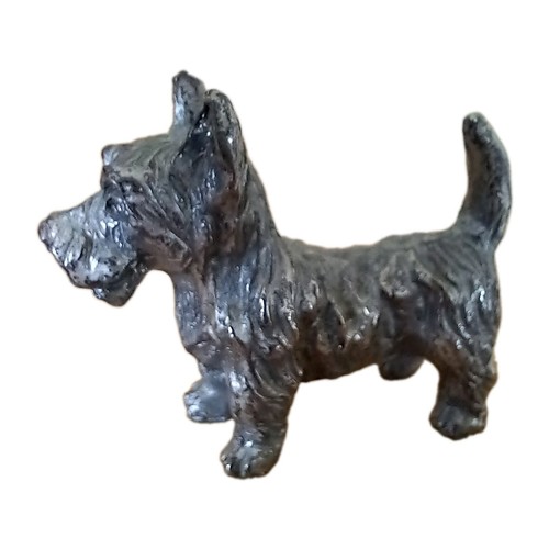 Pewter miniatures scottie - miniatures,