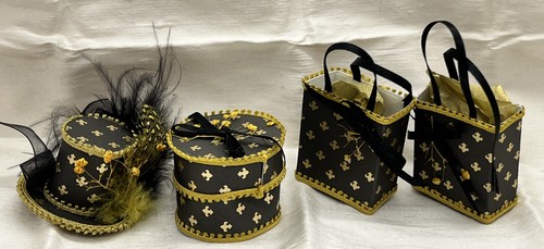 Dolls house hat - hat, boxes