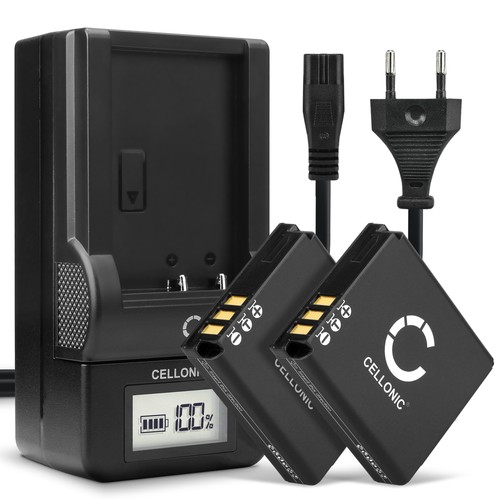 Battery for panasonic lumix - 2x,