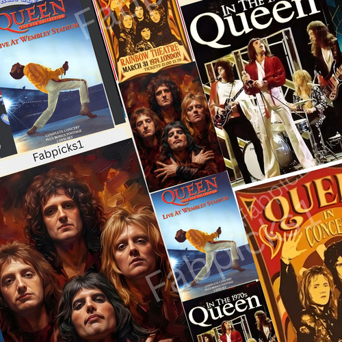 Queen music print - queen, posters