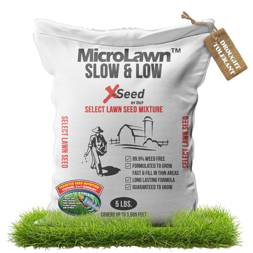 5lb micro lawn grass seed - micro, for