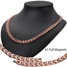 Copper magnetic necklace for - copper,