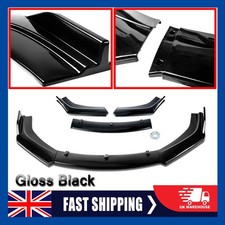 NEW Glossy Black Front Bumper Lip Spoiler Splitter For Hyundai Tiburon Coupe