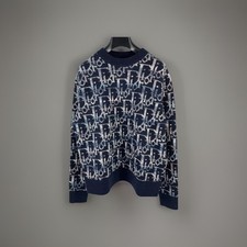 Dior Oblique Navy  Blue Wool