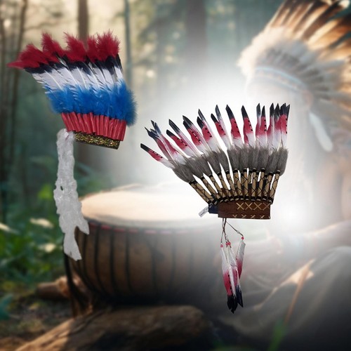 Chief indian hat hair band - band, for