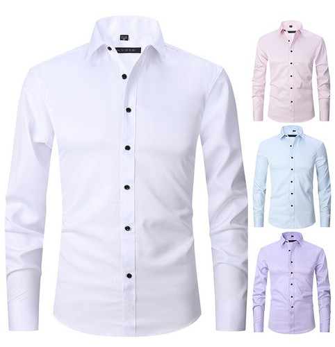 Mens dress shirt stretch and - dress,