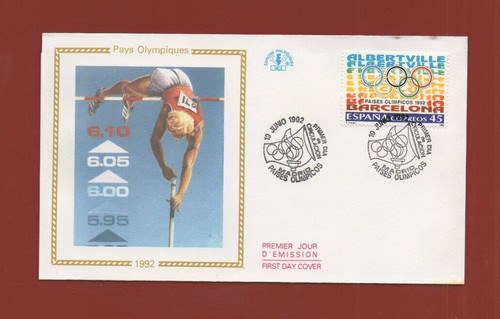 Fdc 1992 olympic countries - 1992,