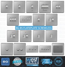 BG FLATPLATE SCREWLESS BRUSHED