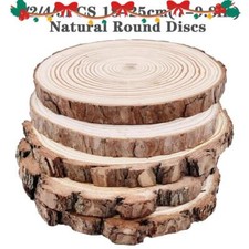 1/4/5Pcs Wood Slices Round