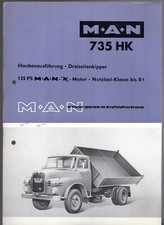 M.A.N. 735 HK Three Way Tipper