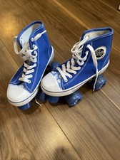 Vintage Style Converse Style Hi Top Rollerskates Roller Skates Pop Squad Size 1