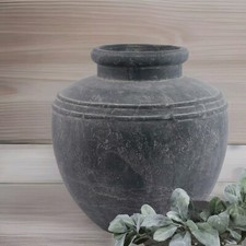Extra Large Grey Stone Vase