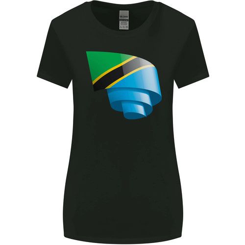 Curled tanzania flag tanzanian - curled,