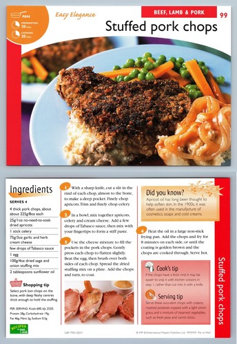 Stuffed pork chops - chops, #99