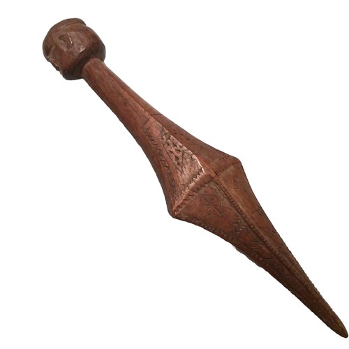 Samoan ceremonial war club - samoan,