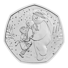 2023 The Snowman 50p Coin Rare