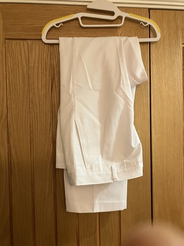 Men white bowls trousers - men’s,