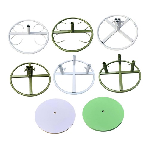 Flower pole display stand base - display,