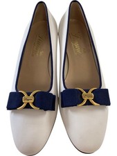 Rayne White Loafers Leather