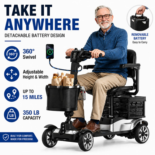 Foldable wheel mobility - foldable, 4