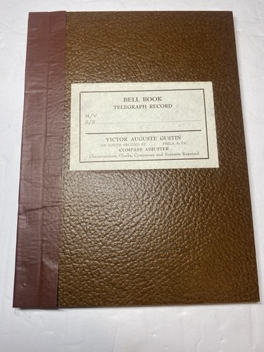 Vintage ships bell - log, book