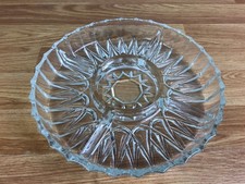 Glass Divided Serving Platter
