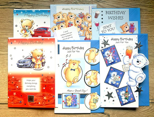 Open happy birthday card cute - open,