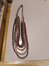 Fat Face Stone Beaded Necklace