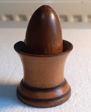 Antique treen acorn type - treen,