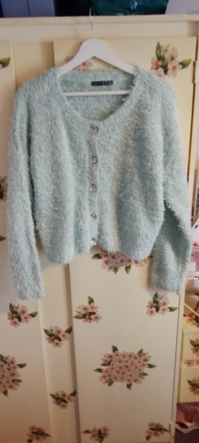 Mint green fluffy - mint,