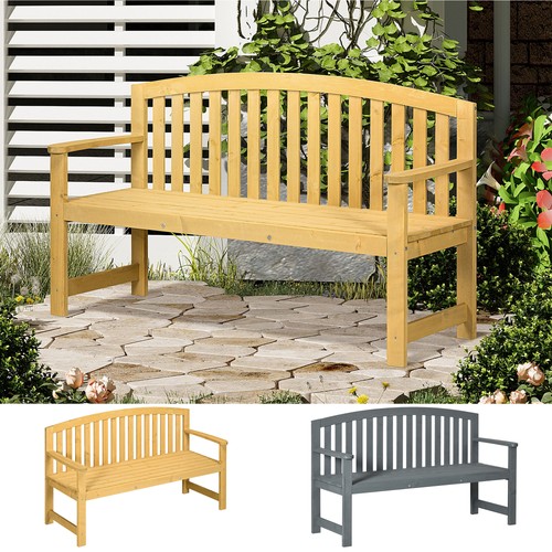 Wooden garden bench - 2, seater
