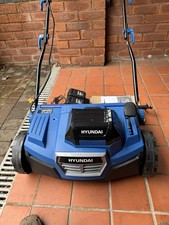 Hyundai Cordless Lawn Scarifier Aerator with Battery & Charger Used Working VGC