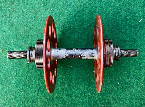Vintage bicycle anodised - bicycle, red