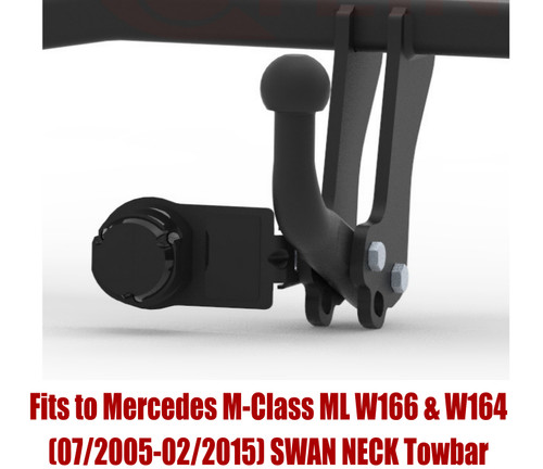 Swan neck tow - swan, mercedes