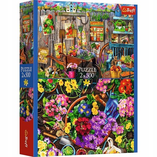 Trefl 2x500pc gardening - 2x500pc, "gardening