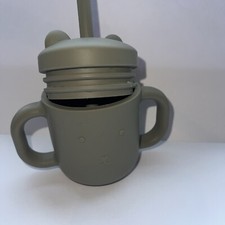 Baby Silicone Cups Training Drinking KIDS Straw Sippy Cup Leakproof DWS-MS