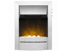 GDC Savena Ecolite Brushed Chrome Electric Fire (D893)