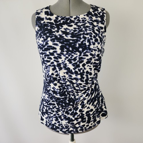 Basque top womens - 12, blue