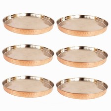 Steel Copper Dinner Plate