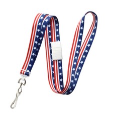 American Flag USA ID Neck
