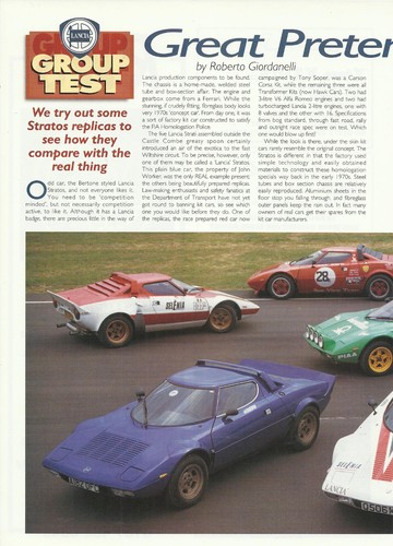 Lancia stratos replicas - lancia,