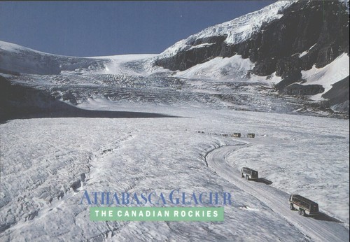 Athabasca glacier postcard - athabasca,