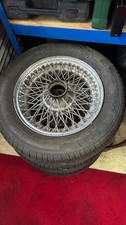 jaguar wire wheels x 3 size 15" dia