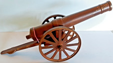 large vintage 19" brass cannon