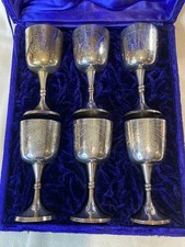Set of 6 Vintage Small 5" EPNS