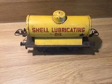 O Gauge Hornby Tank Wagon - Shell Lubricanting Oil - Yellow 