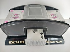 Automatic Card Shuffle Machine, ' THE EXCALIBUR' Electronic Poker Shuffler.