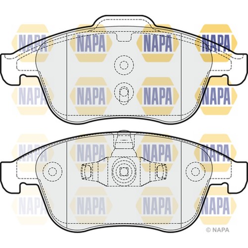 Brake pads set for renault - pads,