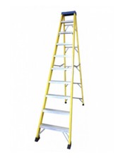 Fibreglass step ladder - ladder, 10