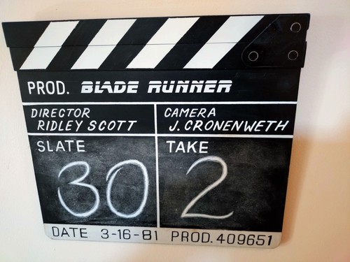 Blade runner clapperboard - runner,